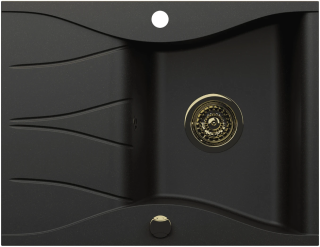 KGS O 4565 1B1D Deep Black + Gold Metallic